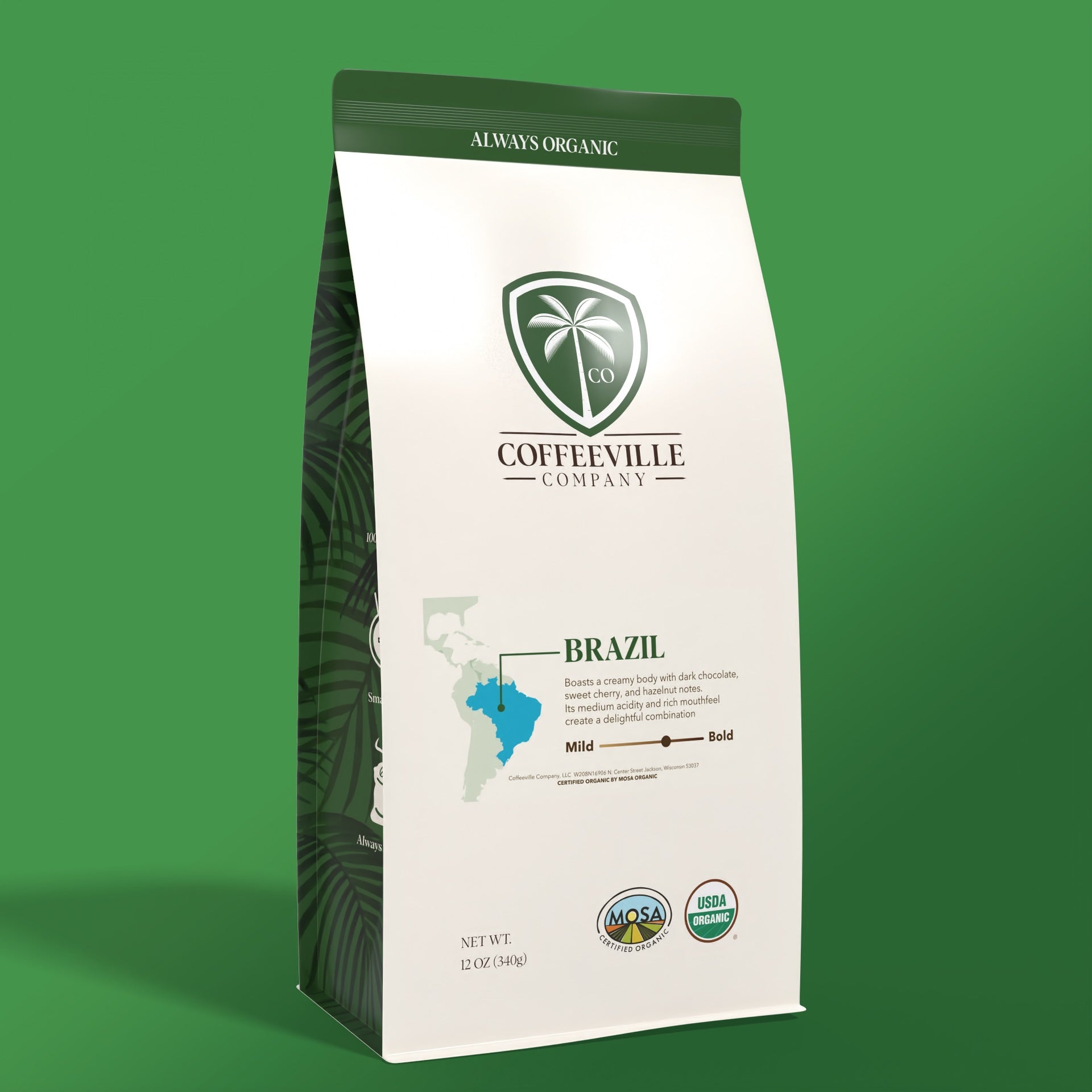 Brazil Single-Origin Organic Coffee